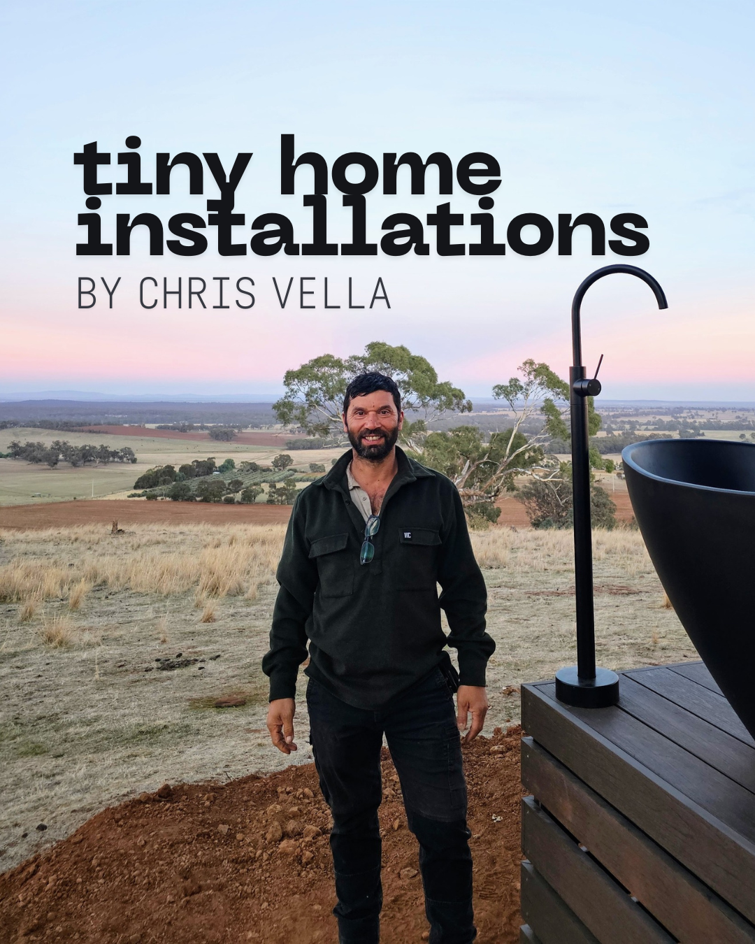 Illuminated luxury Tiny House basins