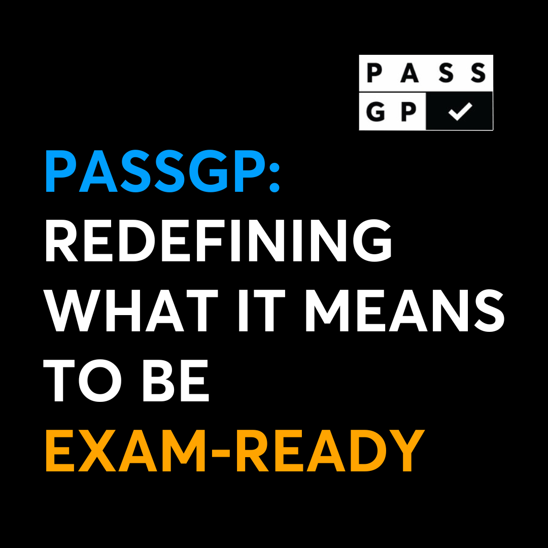 PassGP 12-Month Fellowship Package offering AKT, KFP, and CCE preparation with free 1:1 mock exam, video reel series, and continuous Chief Examiner support.