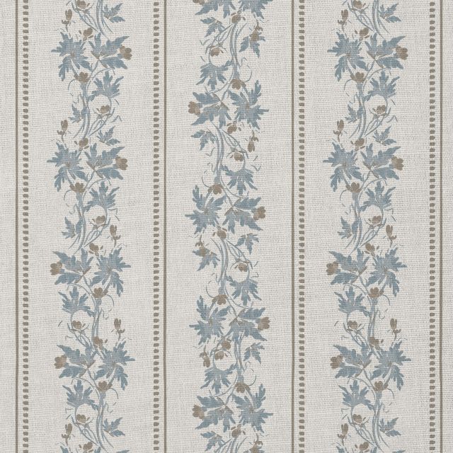 Floral Trellis Stripe Cottage Core
