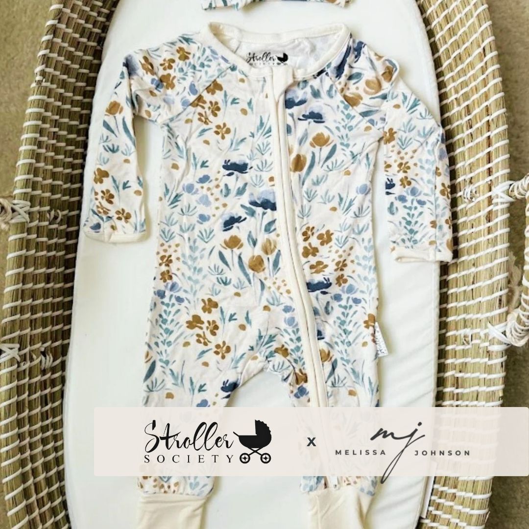 Ivory Watercolor Florals Pattern