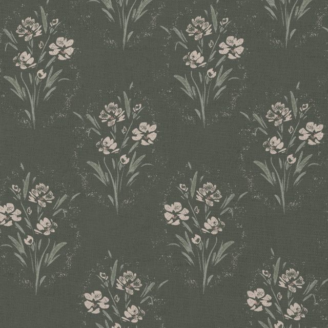 Floral Block Print Bouquet