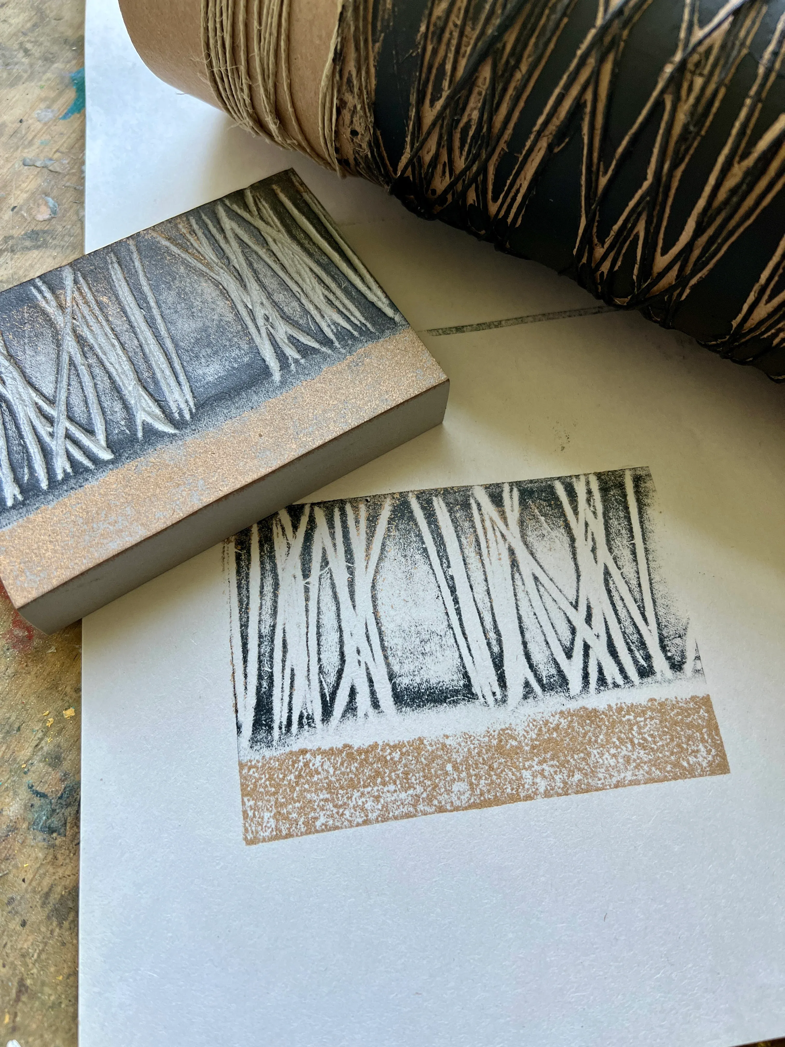 square foam stamp image