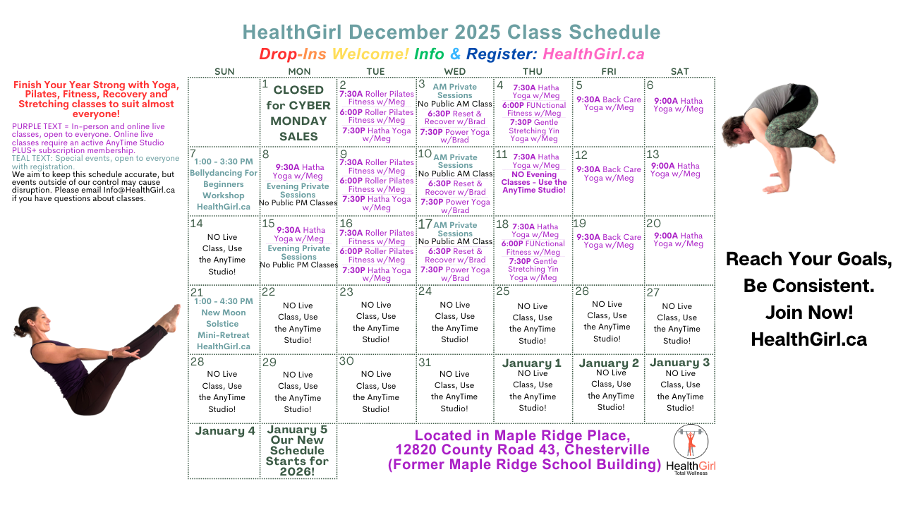 Sample of our online class availability