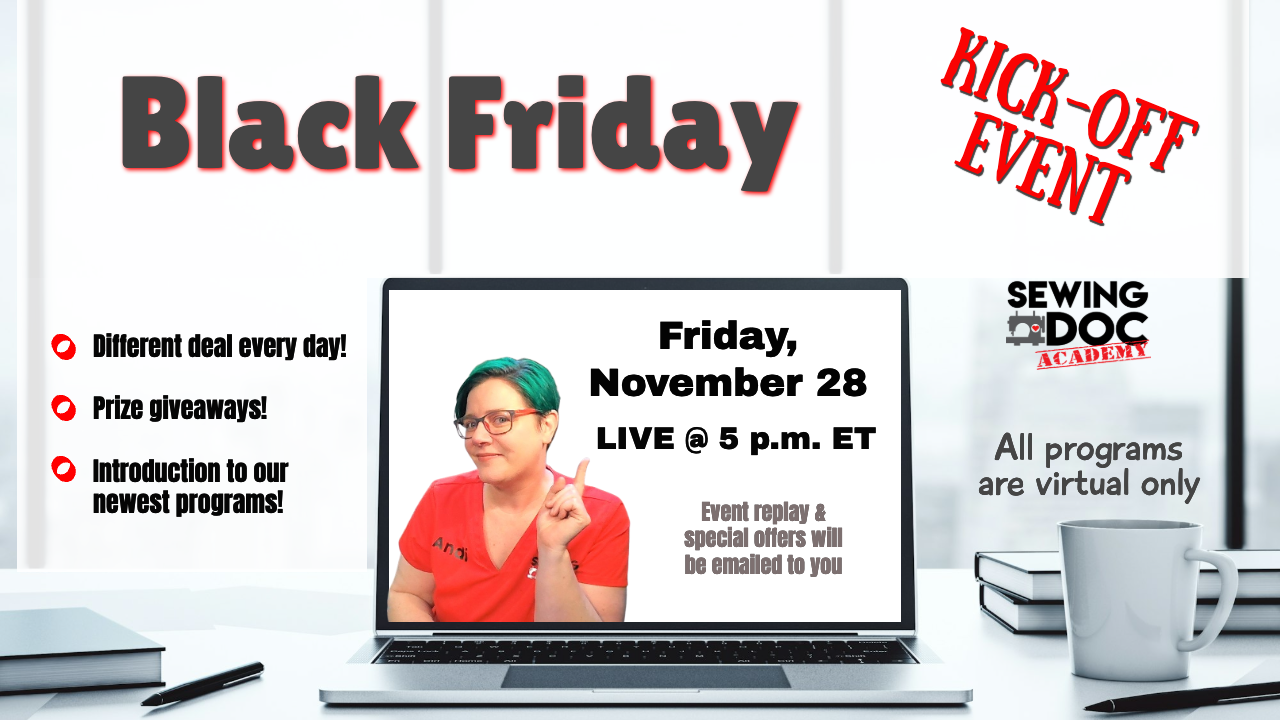 Black Friday Discounts for Sewing Machine Repair Online Courses