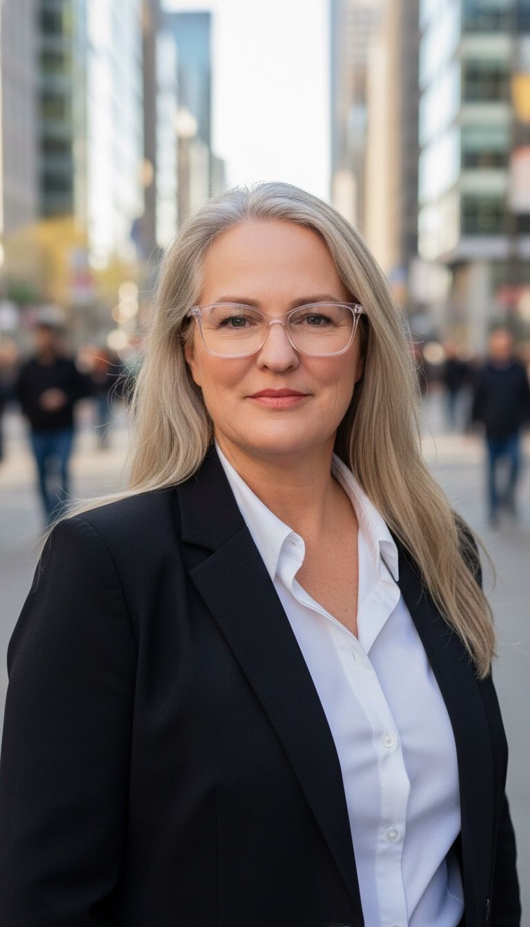 Tania Gorry portrait, confident business coach