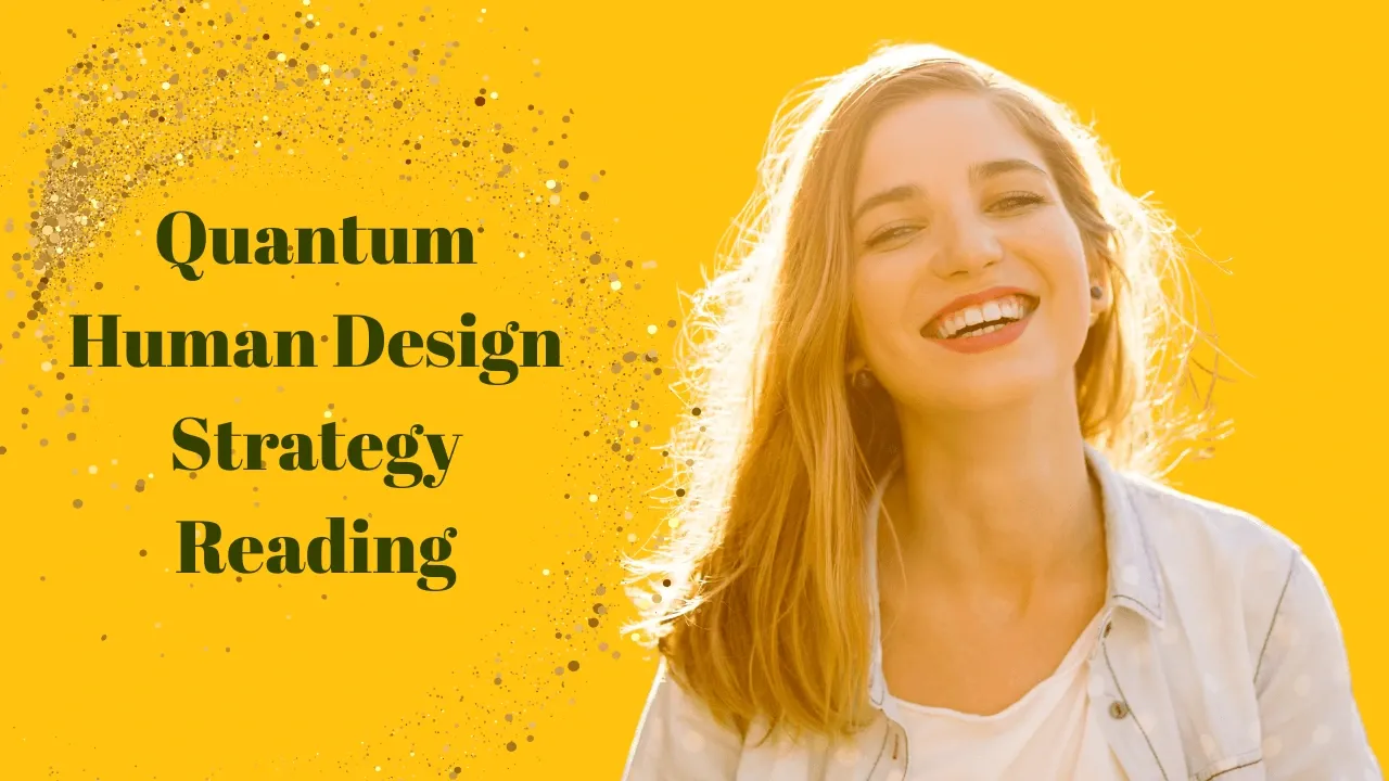 Aligned Soul Quantum Human Design Strategy Reading - woman looking light and sunny in alignment