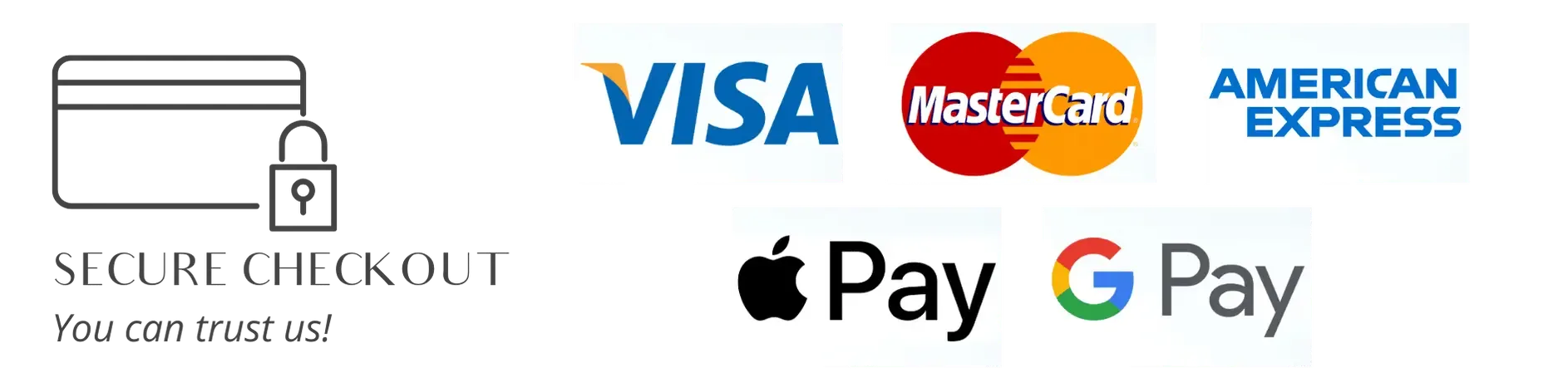 Secure payment options at checkout. Conversion Magic and Optimised Digital payment verification.