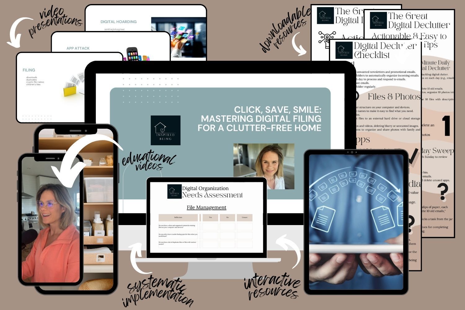 bonus home organization course: Mastering Digital Filing for a Clutter Free Home