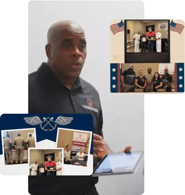 Veterans with vets4vets employees
