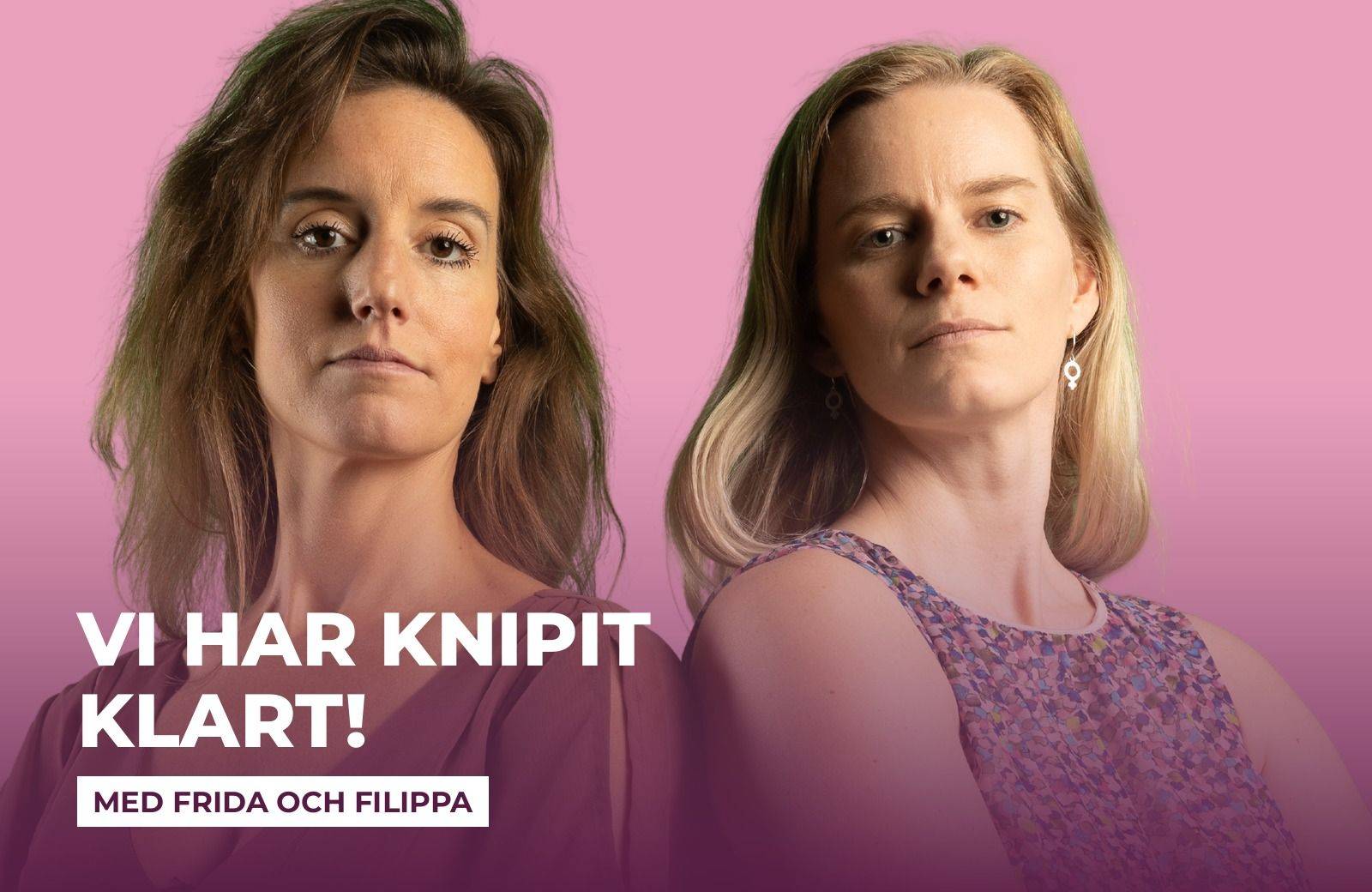Omslag för Helt Underlivs podcast 'Vi har knipit klart' på Spotify – en podcast om underlivshälsa och välmående.