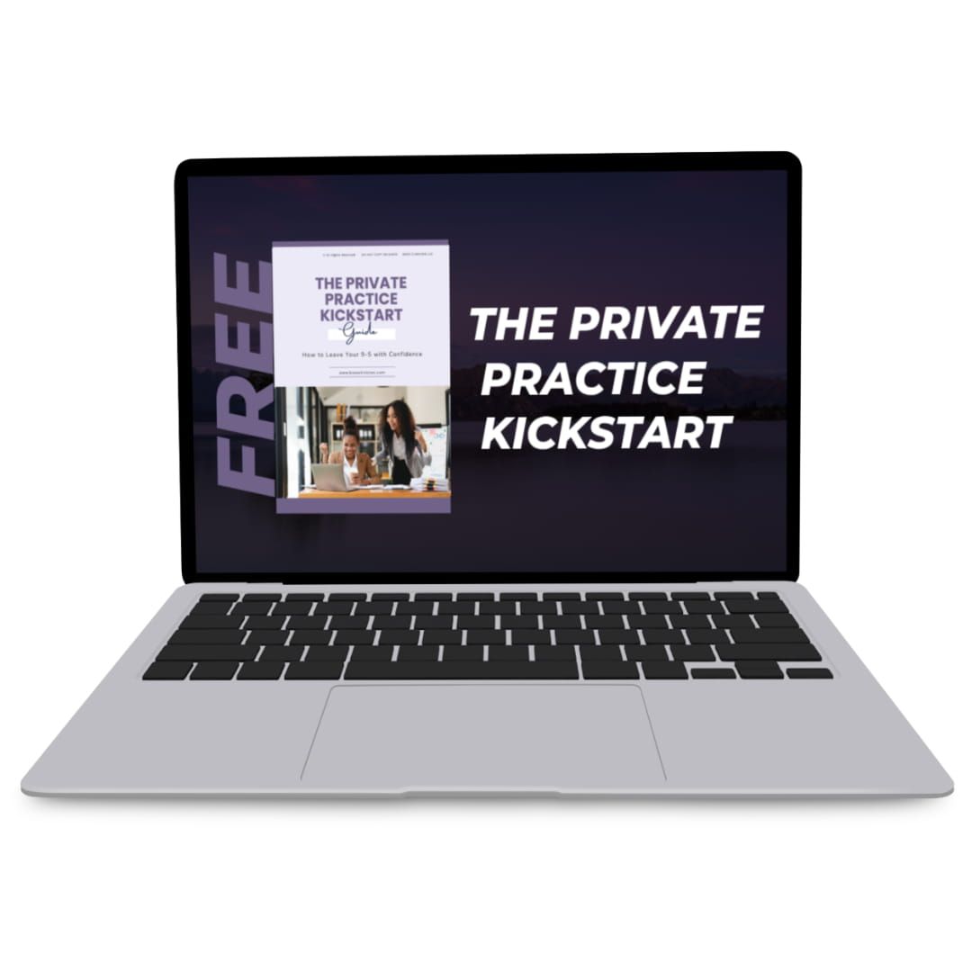 Private practice starter guide for therapists