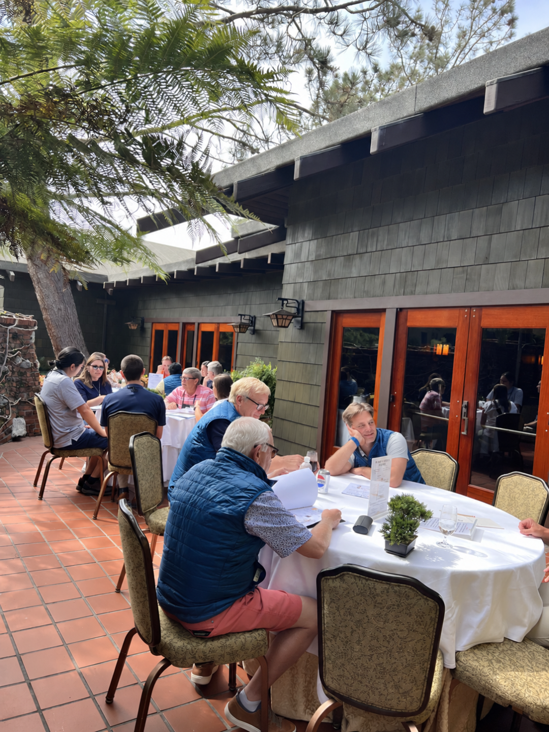 Company participating in an Enneagram MBA team workshop at The Lodge at Torrey Pines.