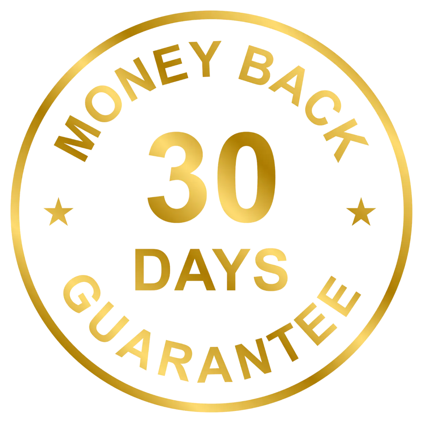 30 day money back guarantee