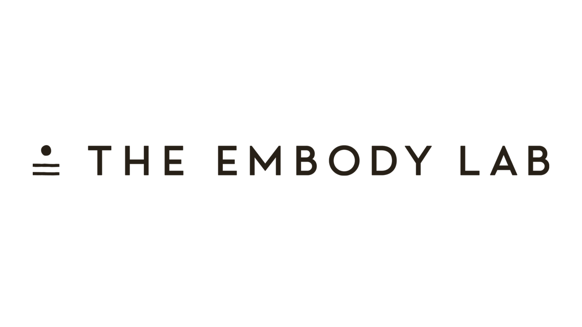 The Embody Lab logo in branded off-black, indicating professional affiliation or feature.