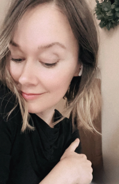 A close-up of a handwritten Body Writing™ journal page with a blue Pilot pen, representing the visceral prose and somatic release of Jennifer's method