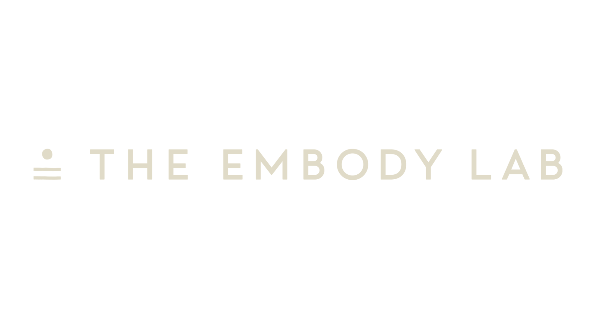 The Embody Lab logo in branded off-black, indicating professional affiliation or feature.