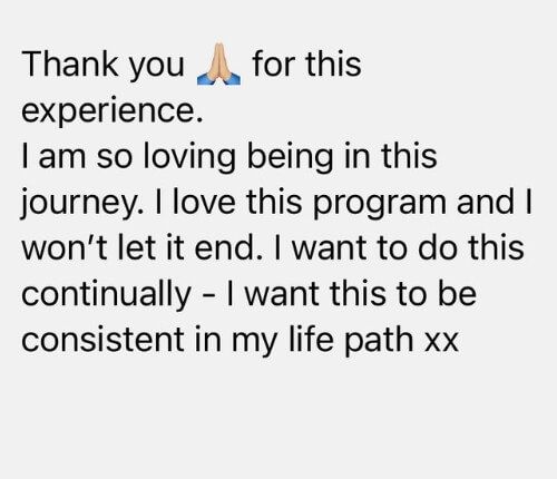 Certified chakra healer sharing course experience