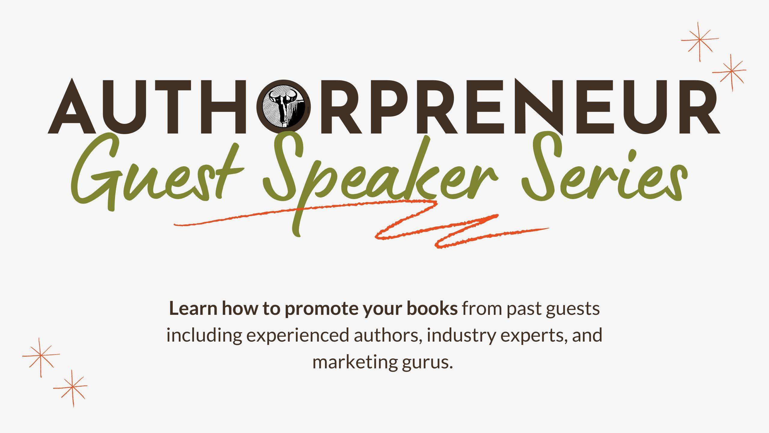 Authorpreneur Guest Speaker Series placeholder artwork for Joe Walters’ event