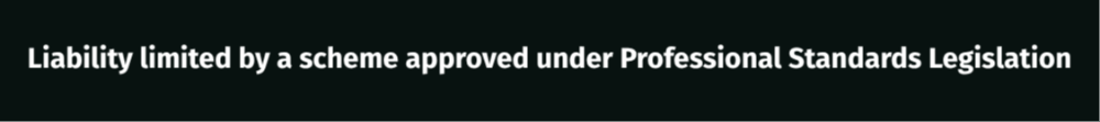 Liability limited by a scheme approved under Professional Standards Legislation