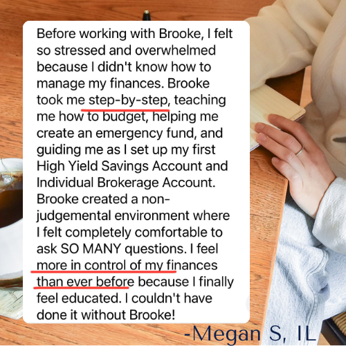 megan s from illinois is more in control of her finances than ever before because she feels educated