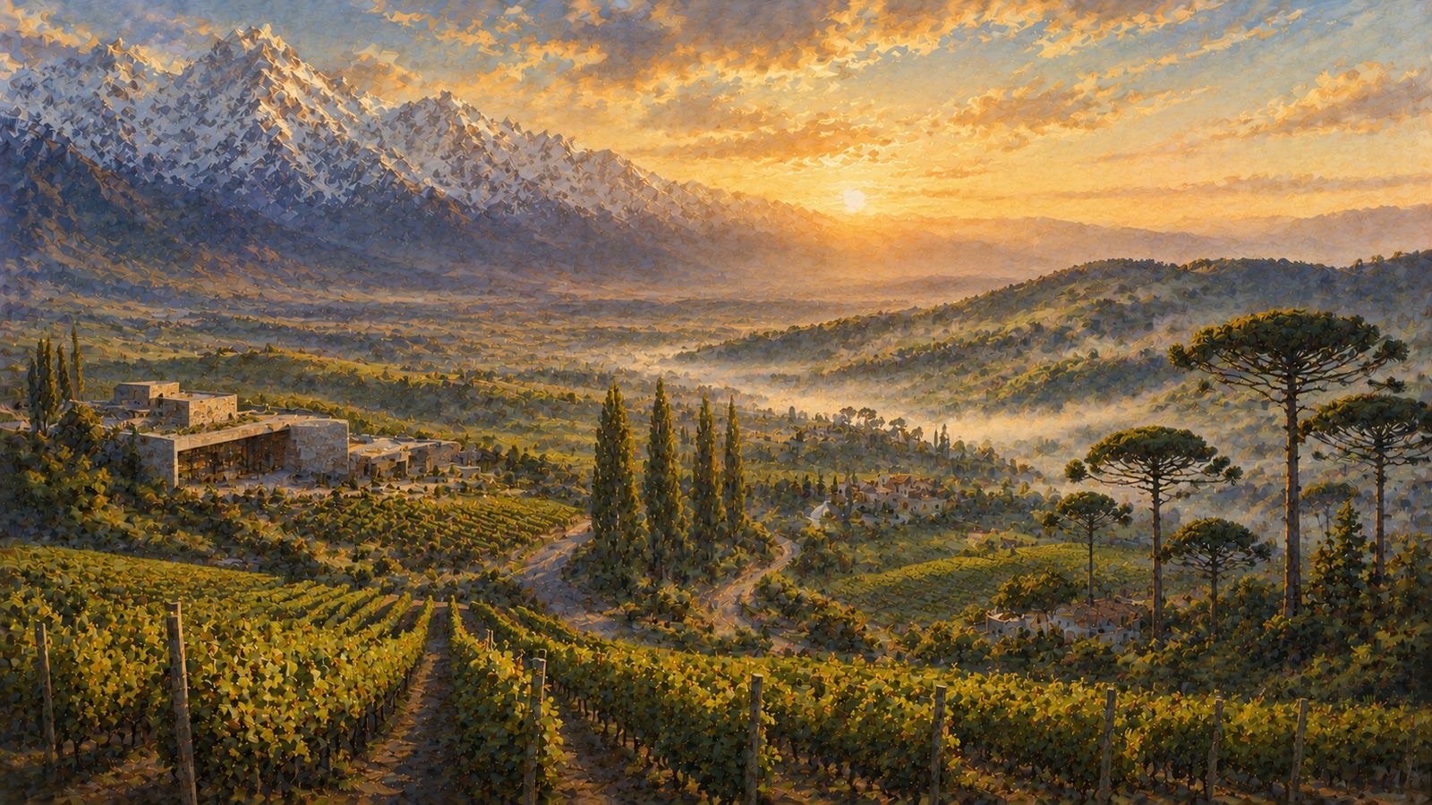 Ruta del vino paisaje