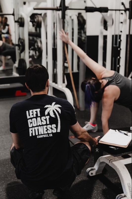 Coach Sepano In-person strength and conditioning session Campbell CA
