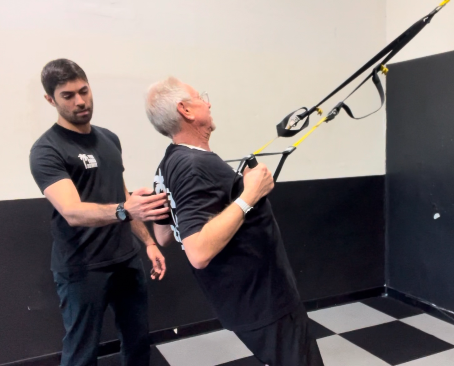 Coach Sepano In-person strength and conditioning session Campbell CA