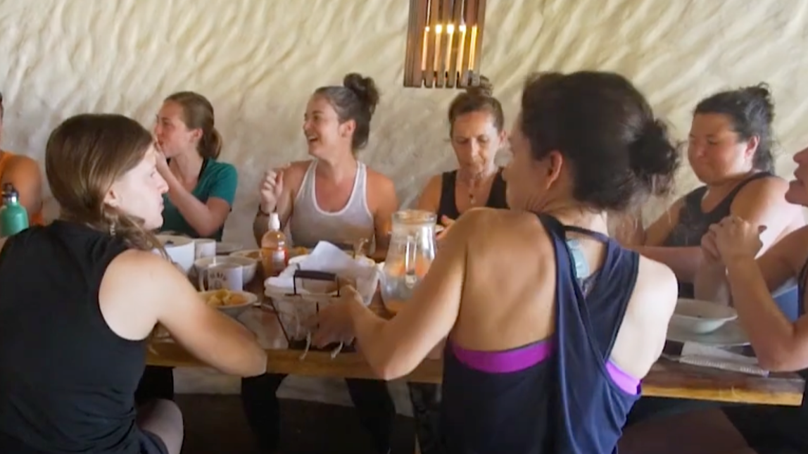 yoga retreat breakfast