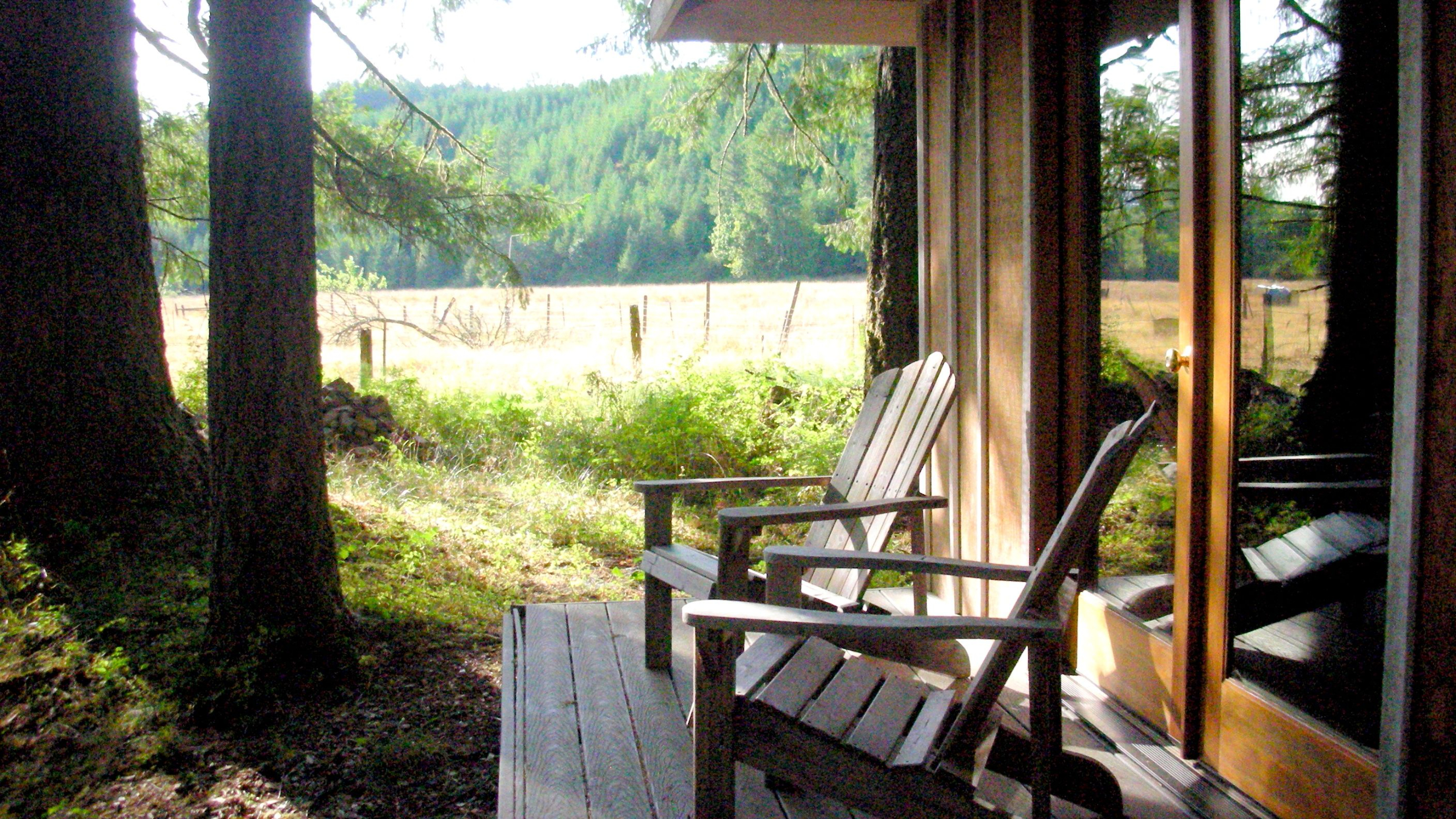 Exterior of Cabin in the Woods at Tipi Village Retreat