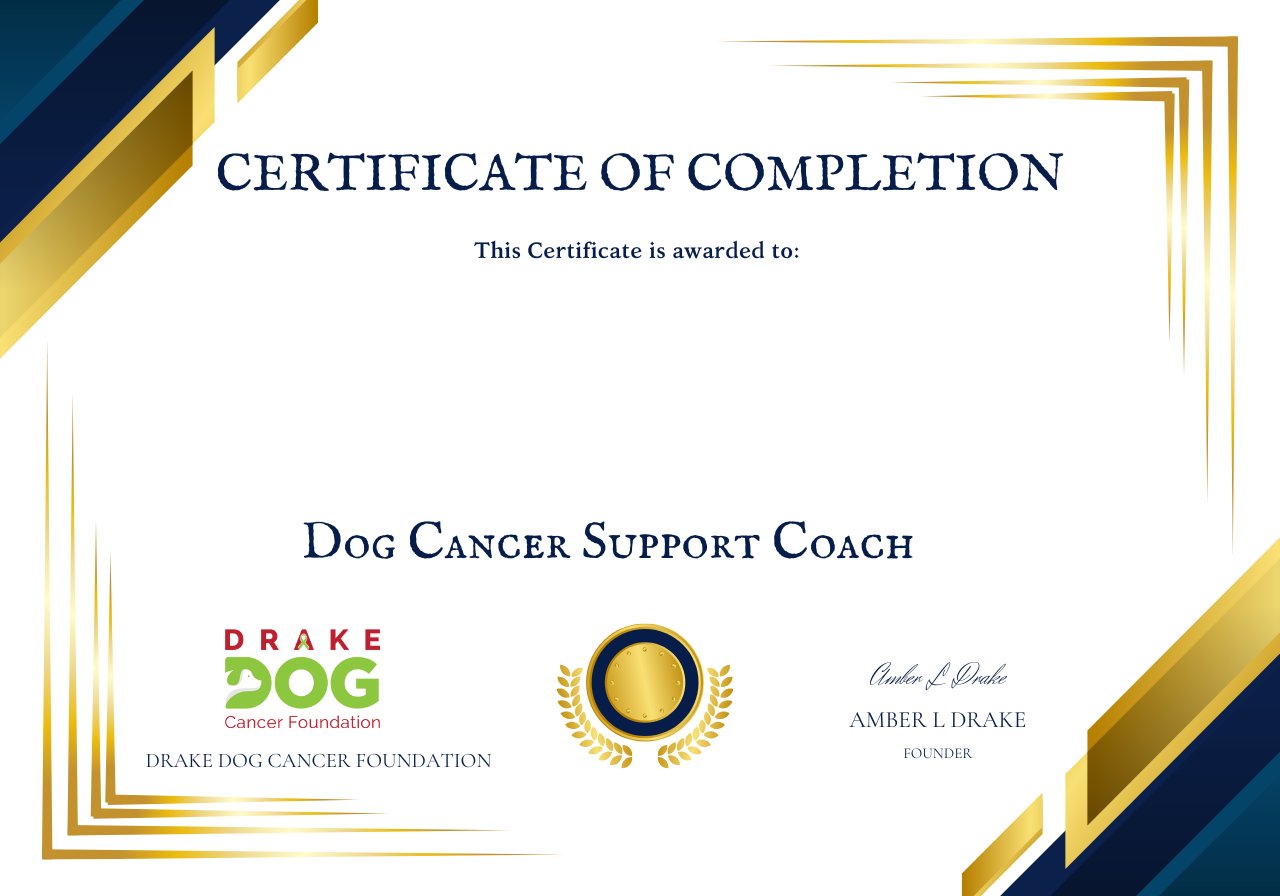 dog Cancer Coach support for pet parents