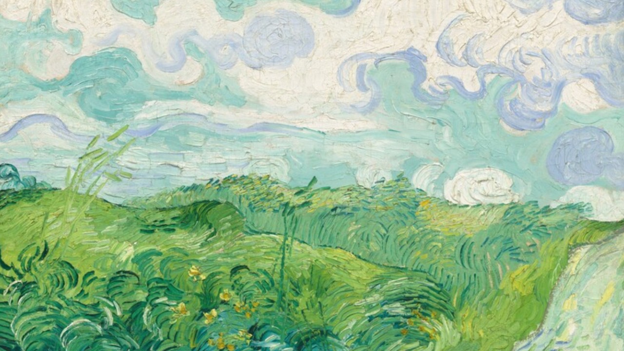 Green Wheat Fields, Auvers (1890), Vincent van Gogh