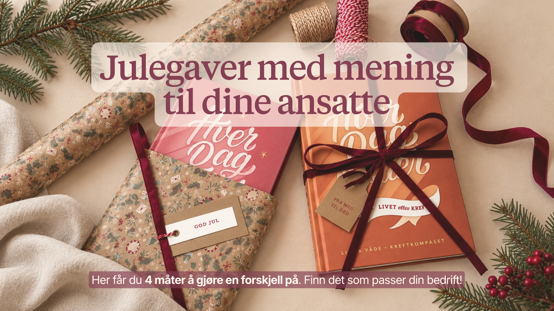 Julegaver med mening til dine ansatte