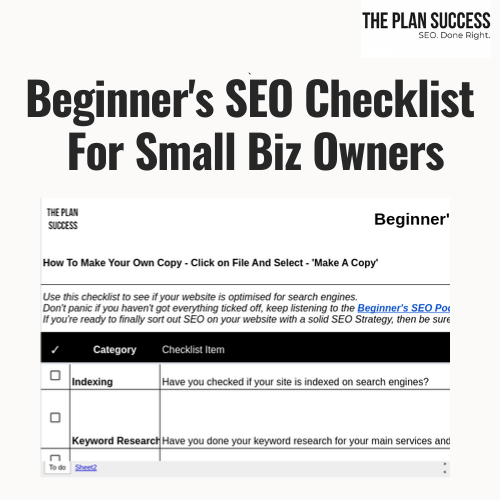 seo small biz checklist
