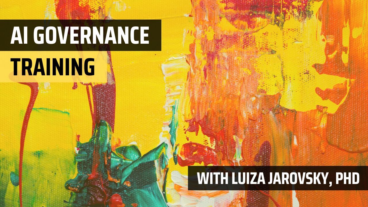 AI Governance Training - with Luiza Jarovsky, PhD