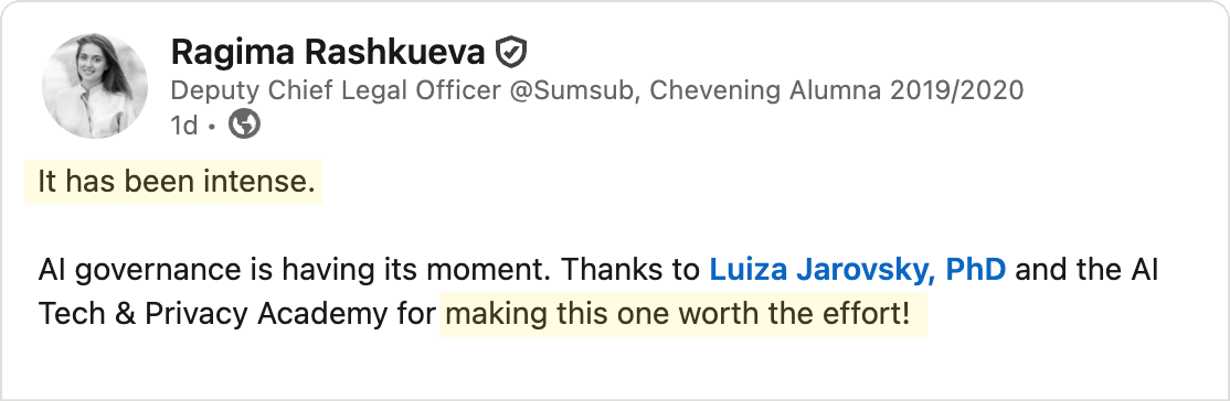 Testimonial - Ragima Rashkueva