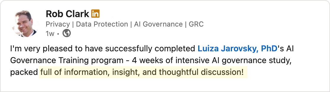 Testimonial - Rob Clark