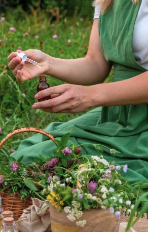 happy brunette woman smiling