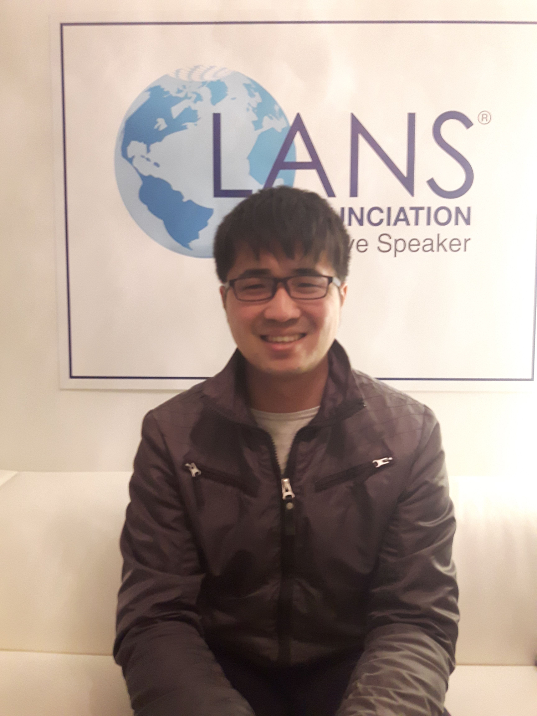 Kosuke Toyota trainee improving business English pronunciation and speaking confidence with the LANS Method