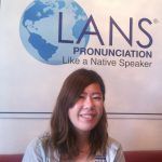 Rumi Ogata travel agent improving English pronunciation with the LANS Method