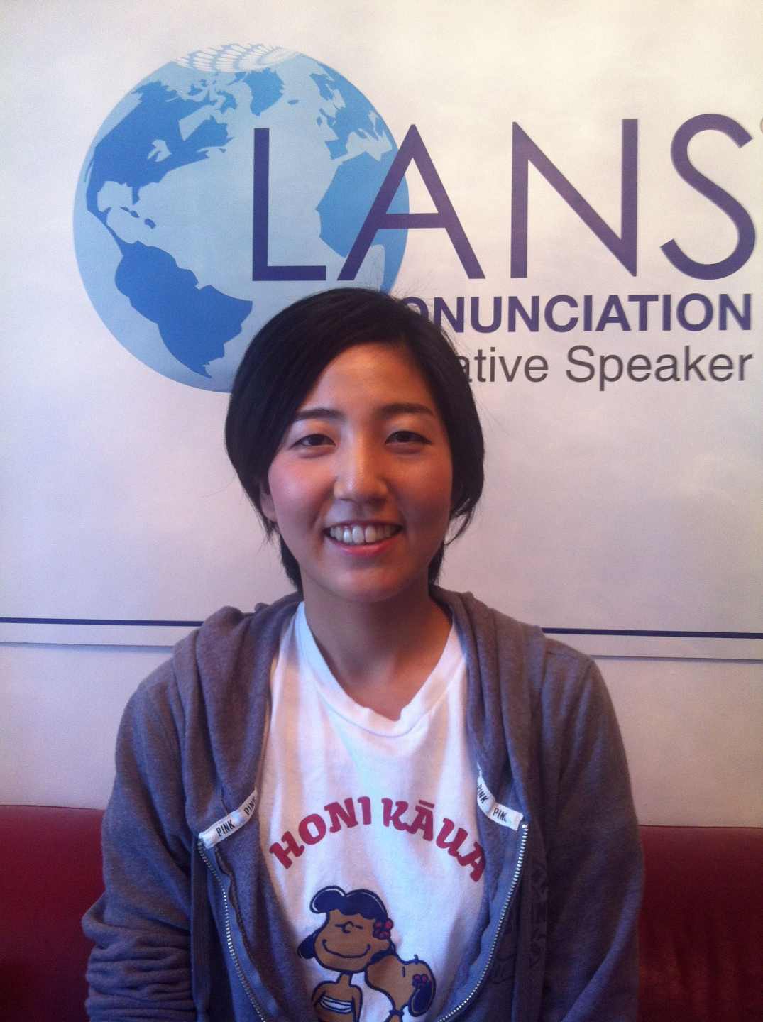 Shoko Kawamoto improving English pronunciation and customer communication skills in retail with the LANS Method