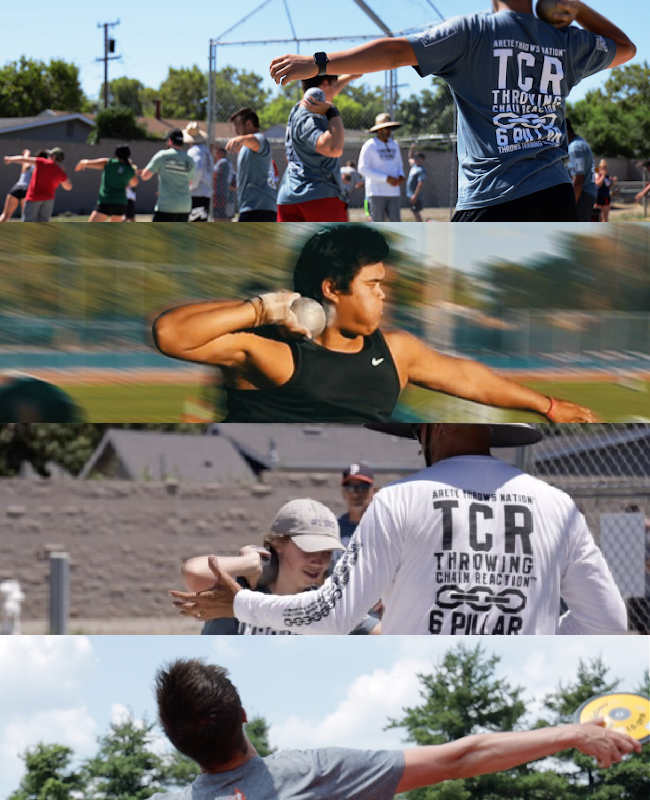 online shot put glide shot discus throws coaching online