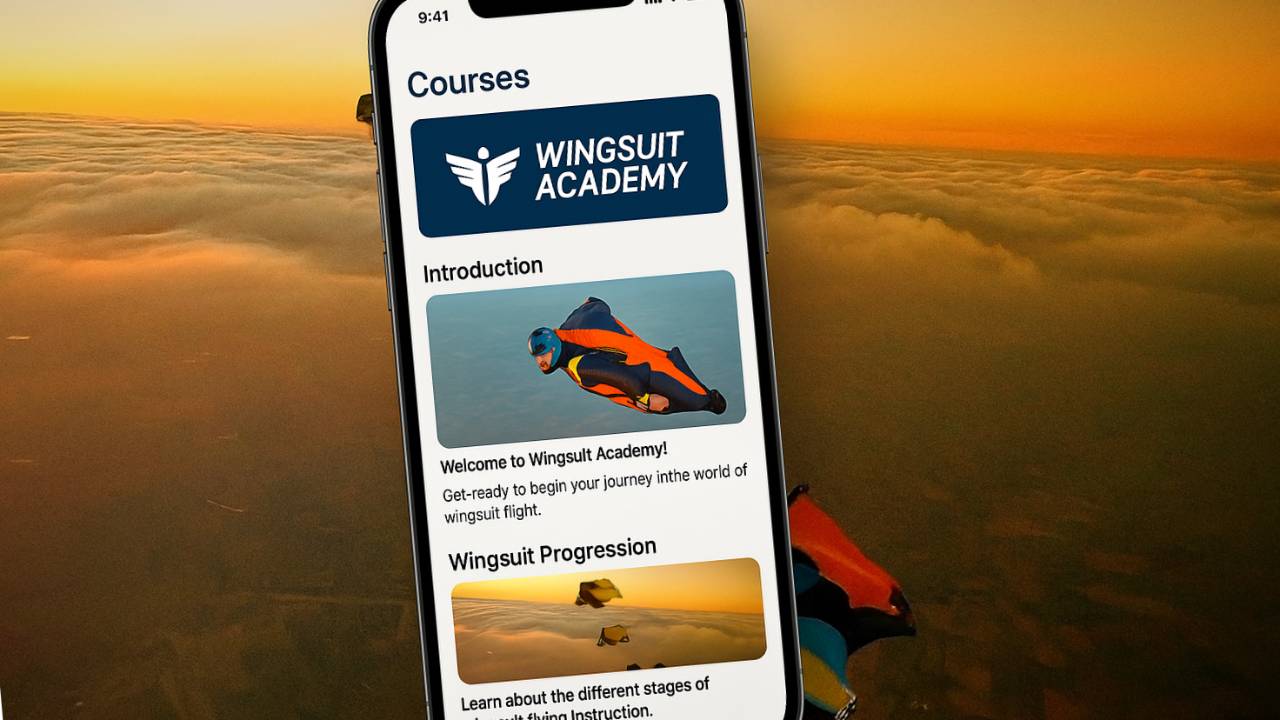 Wingsuit Academy Mobile App