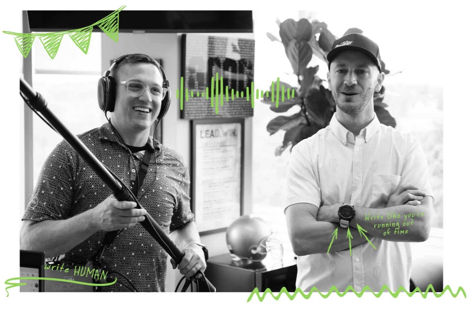 Filming with Brad Luttrell, founder of Prologue