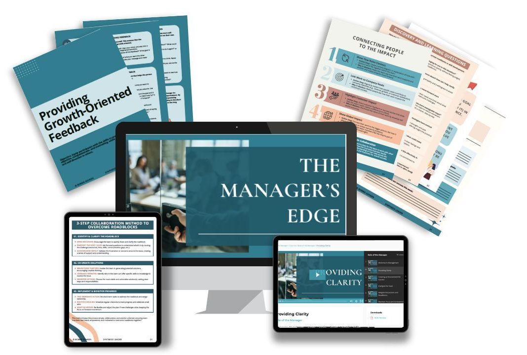 visual depiction of the manager's edge course