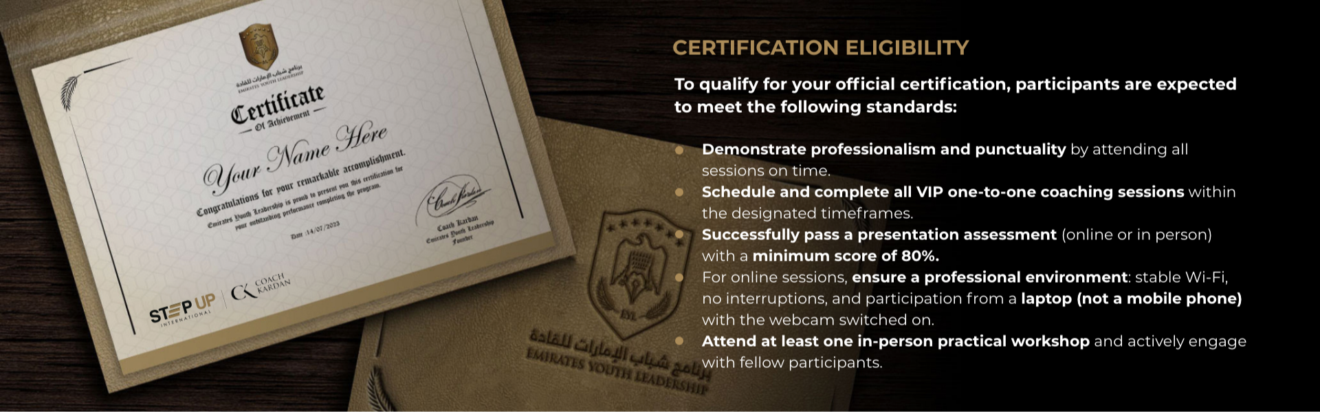 Certification EYL - Emirates Youth Leadership  