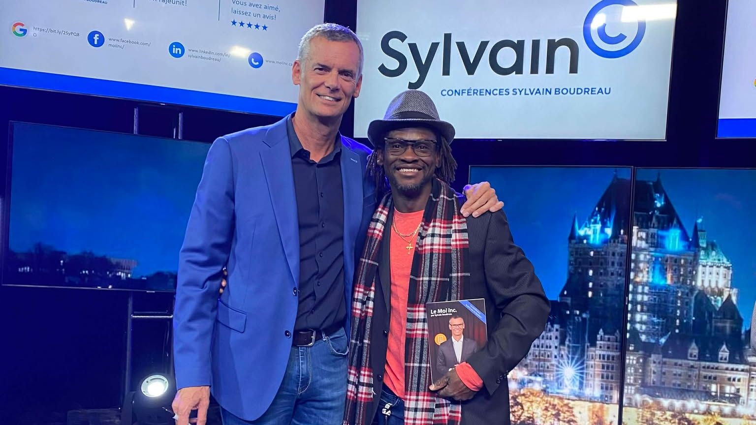  Michel-Ange NICOLAS (MANIC) Coach Relationnel en conférence à Québec avec Sylvain Boudreault, créateur du concept "Le MOI INC.".