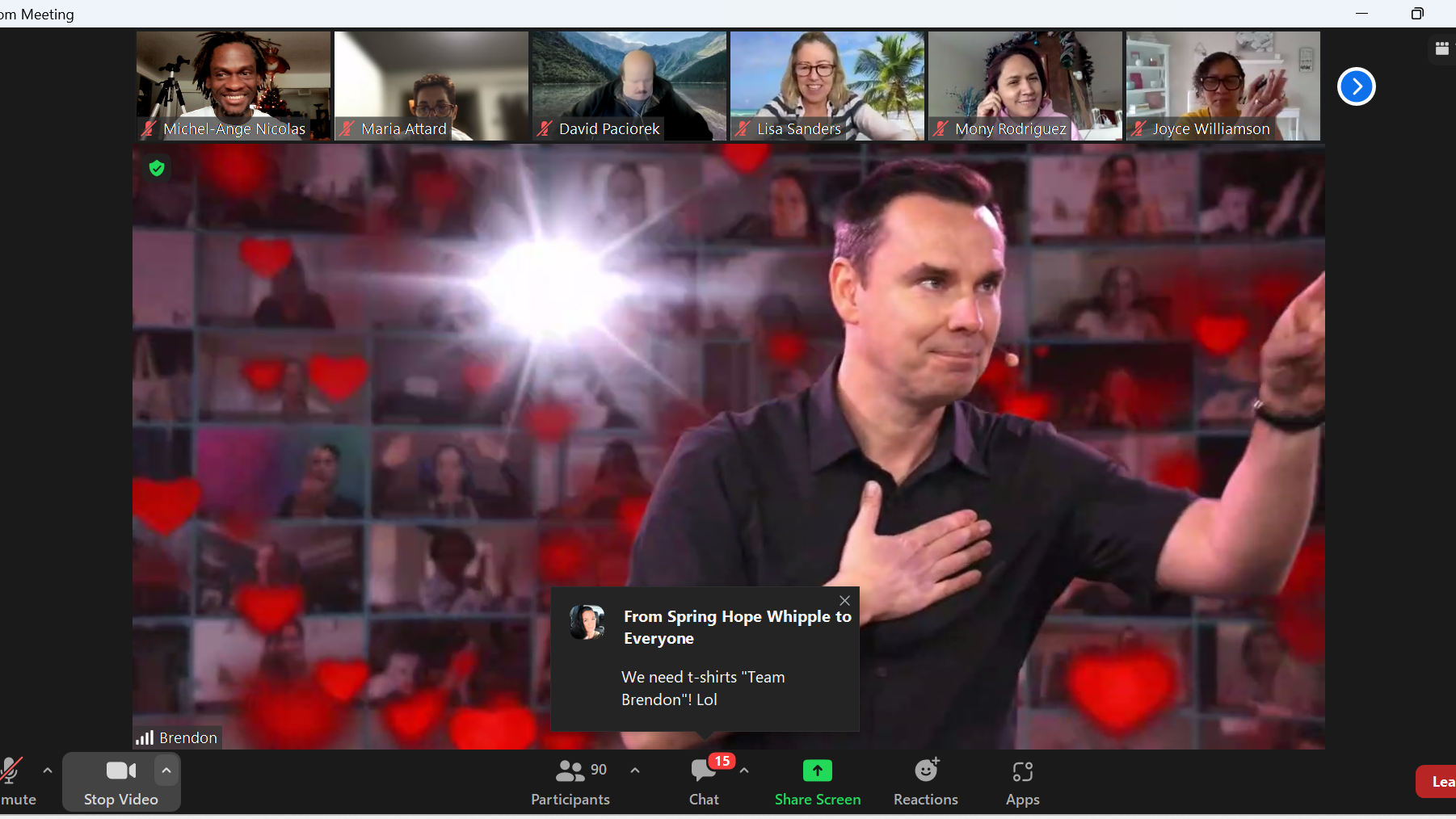  MANIC Stratège du Code Affectif en formation Influence Pro avec Brendon Burchard (speaker training).