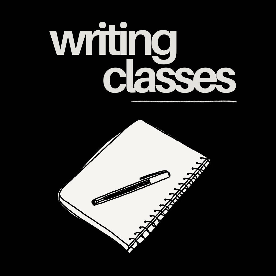 Album cover for Let Us Be Enough, a poetry EP by Ariana Brown. Orange background with illustration of Ariana in the center with long green twists, a colorful striped hoodie, and mustard yellow flowers outlining her frame. A light orange and pink halo appears behind her.