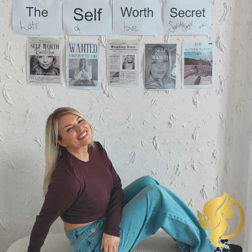 Sarah Jayne, founder of The Self Worth Secret, empowering women through self-worth coaching, personal growth, and transformational guidance