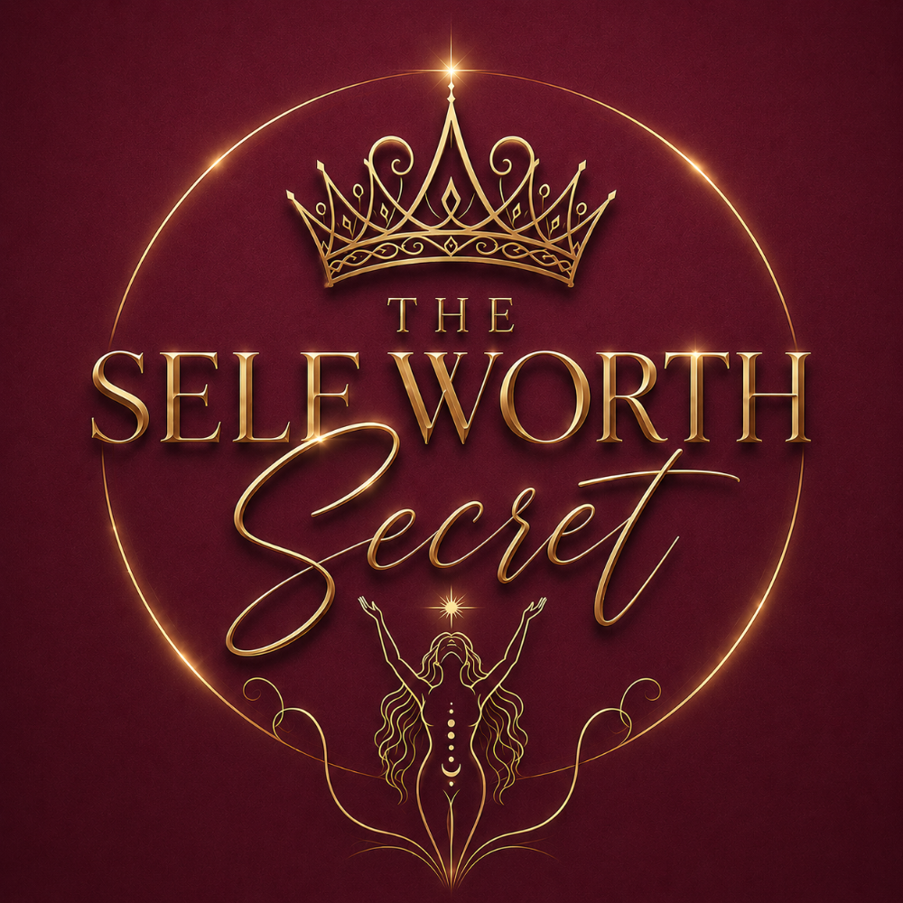 The Self Worth Secret logo – empowering women to build self-worth, confidence, and live authentically through personal growth and transformation
